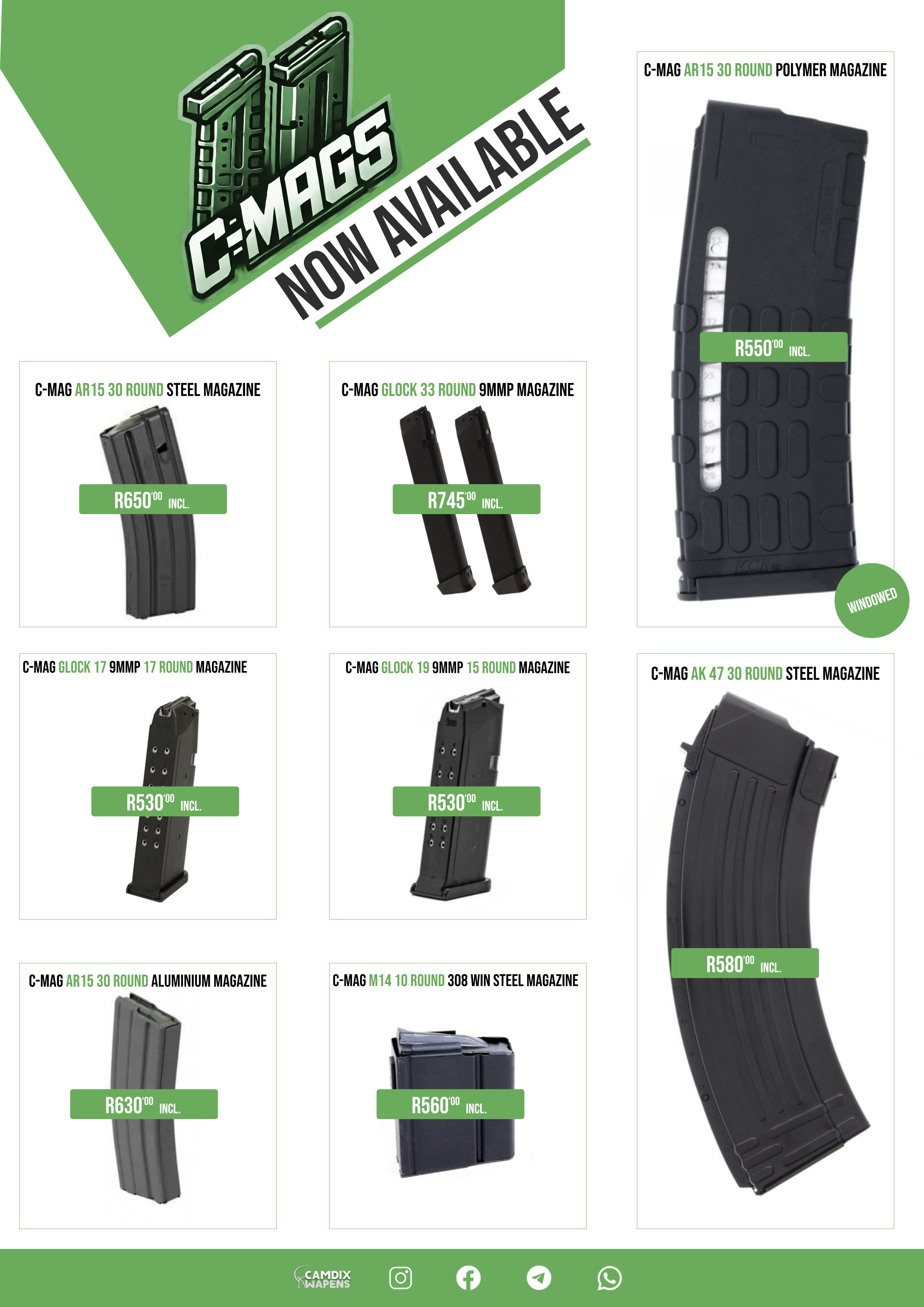 C-Mags....Now available! 